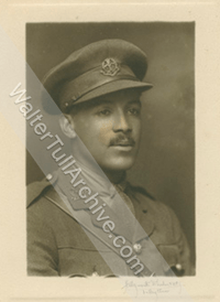 Studio photograph of Walter Tull (Officer)