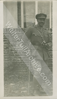 Photograph of Walter Tull in uniform